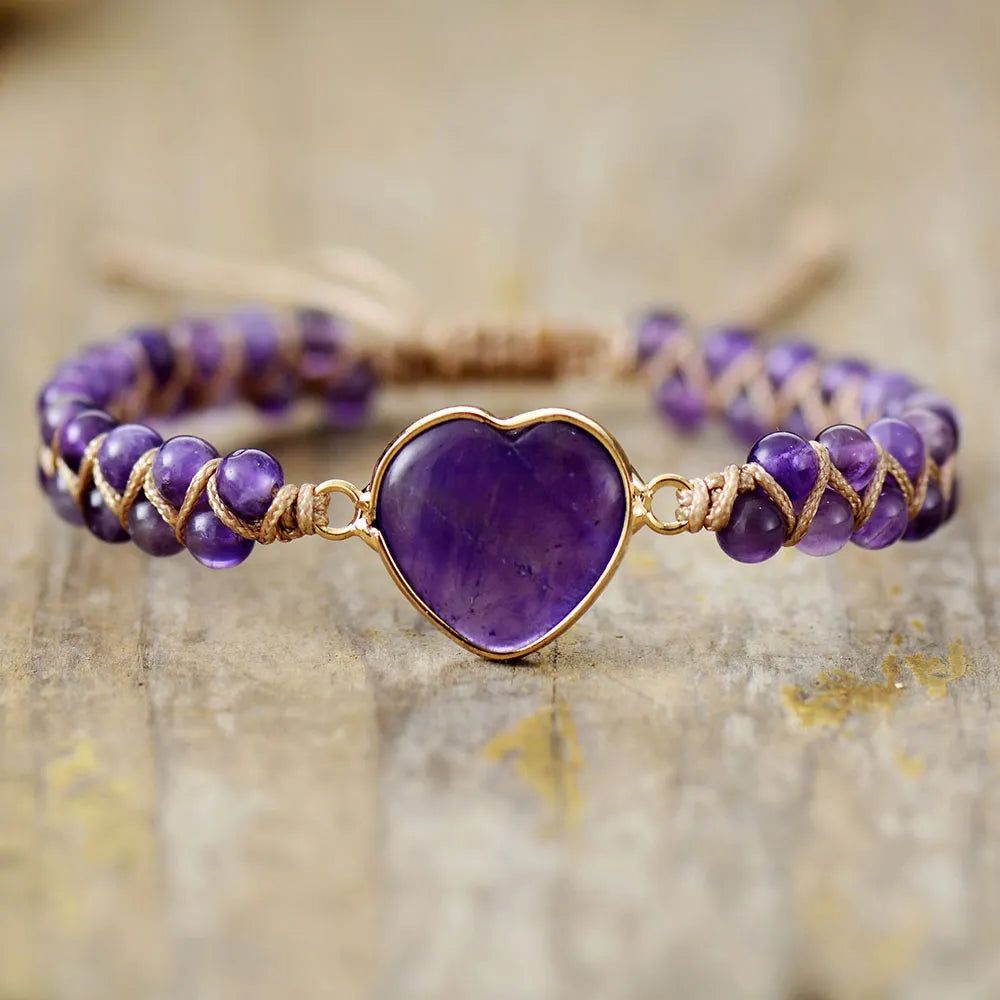 Tennis Rope Amethyst Stone Bracelet Collection - DKLOR -  -  