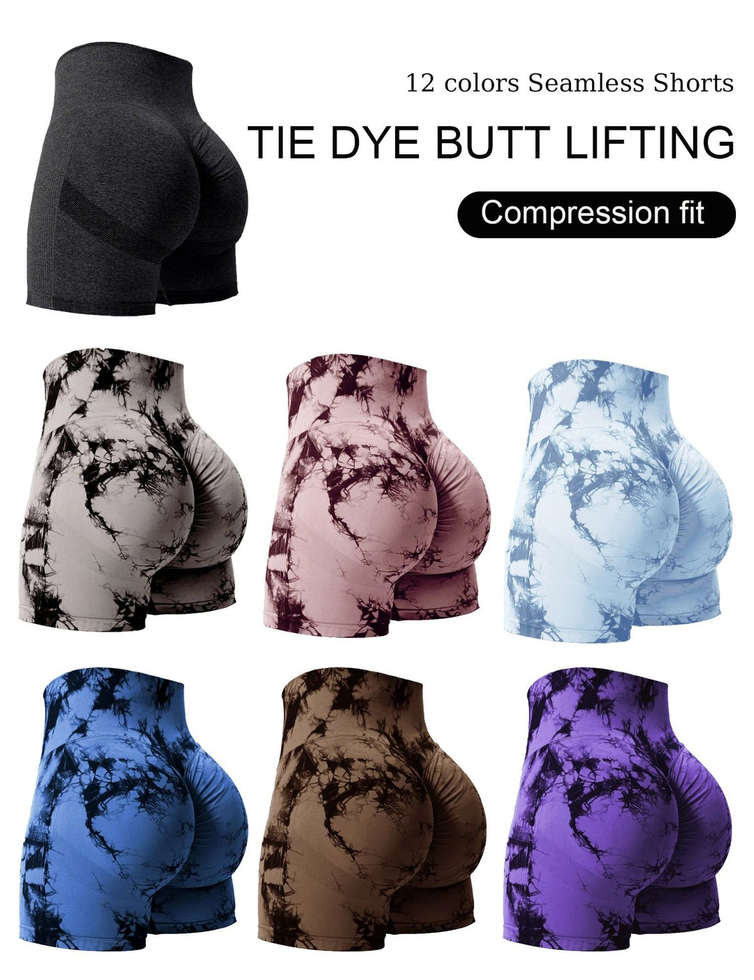 Tie-FitLift Shorts Collection - DKLOR -  -  