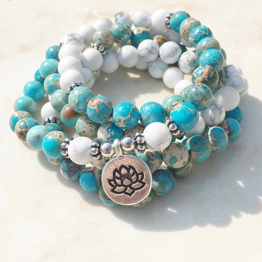 Turquoise  108 Mala Beads - DKLOR -  -  