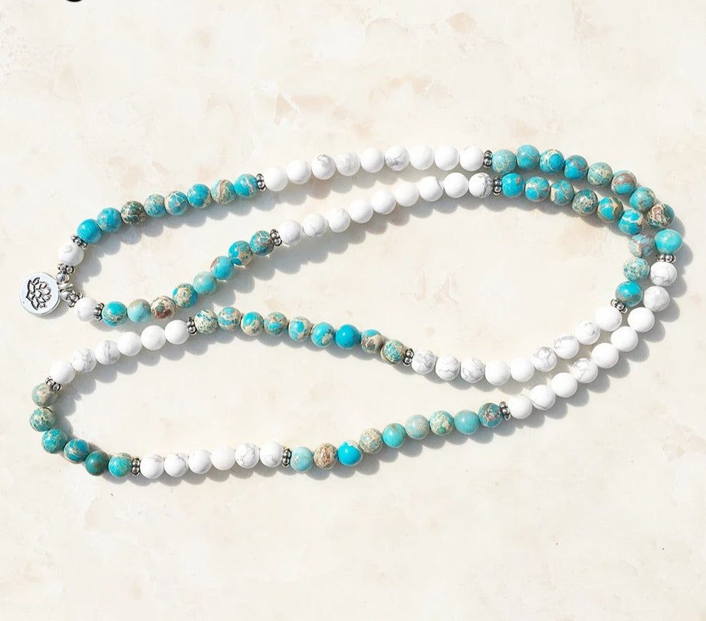 Turquoise  108 Mala Beads - DKLOR -  -  