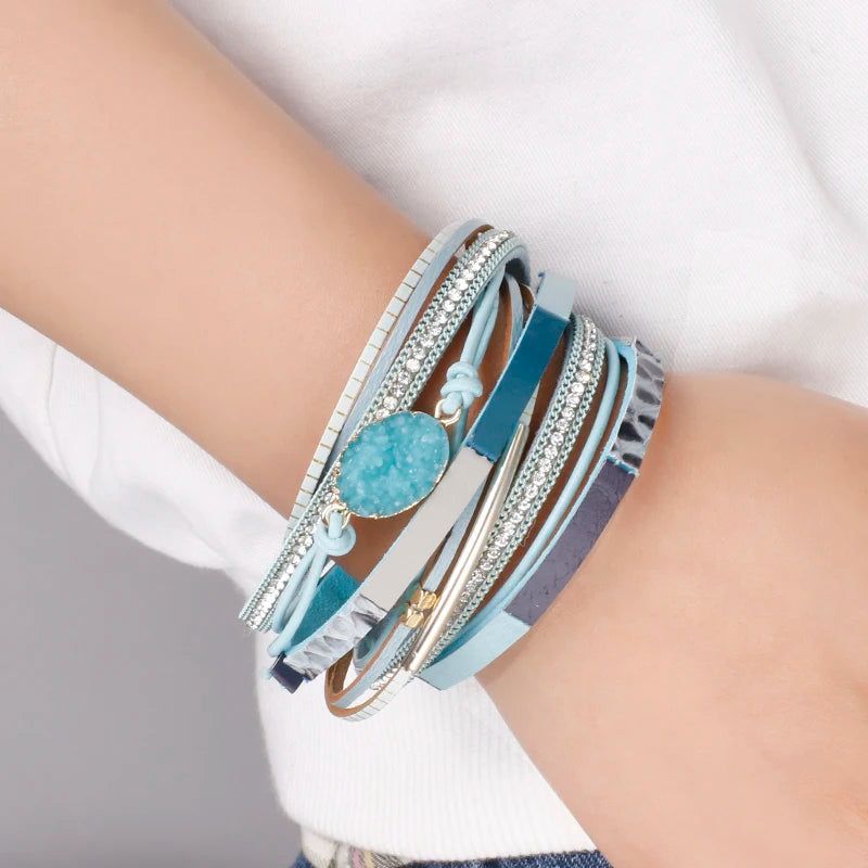 Turquoise Elegance Bracelet - DKLOR -  -  