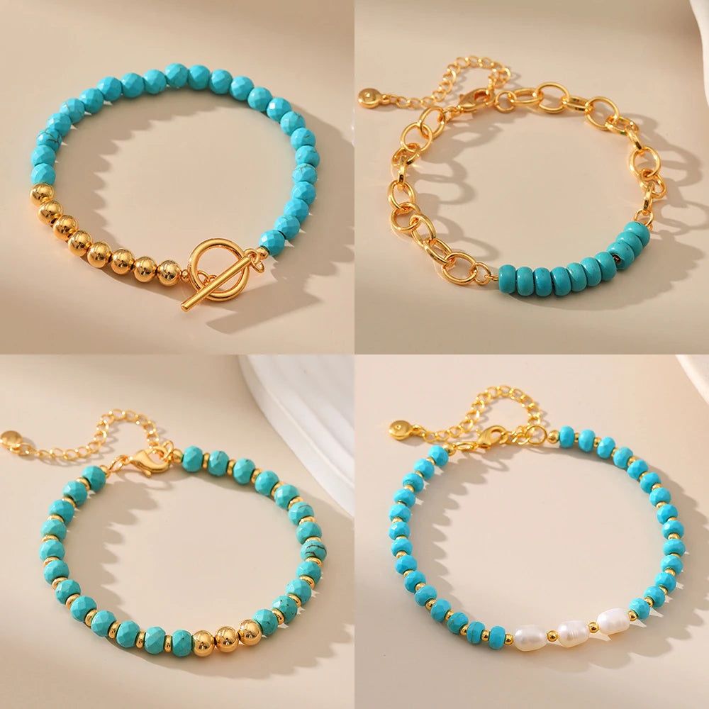 Turquoise Elegance Bracelet Collection - DKLOR -  -  