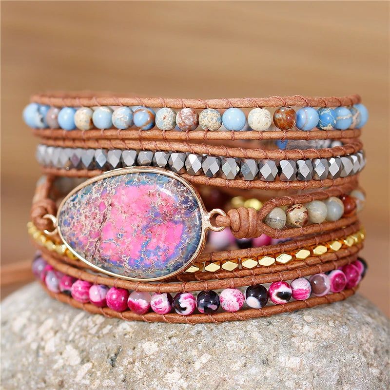 YueTong Yoga Gemstone Bracelet Collection - DKLOR -  -  